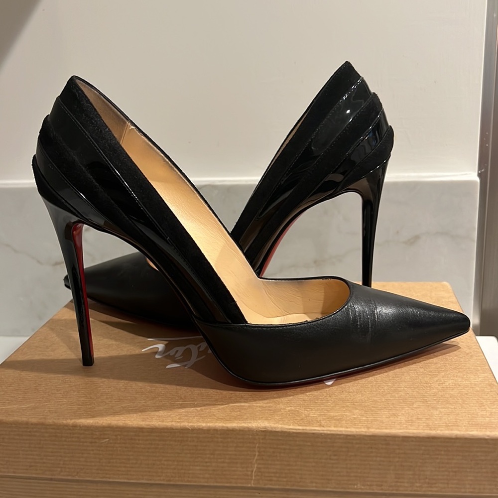Gorgeous Christian Louboutin Super Pump 100 KID/VV/PAT! Not sold/made anymore!